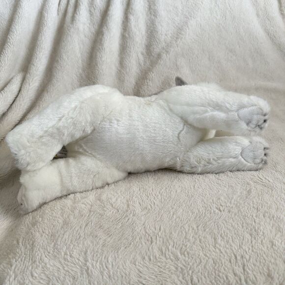 Aurora Miyoni Husky Wolf 16” Laying Dog Realistic Stuffed Animal Toy - Picture 5 of 8